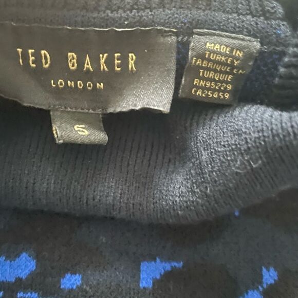 Ted Baker turtleneck, black and blue - Picture 10 of 13